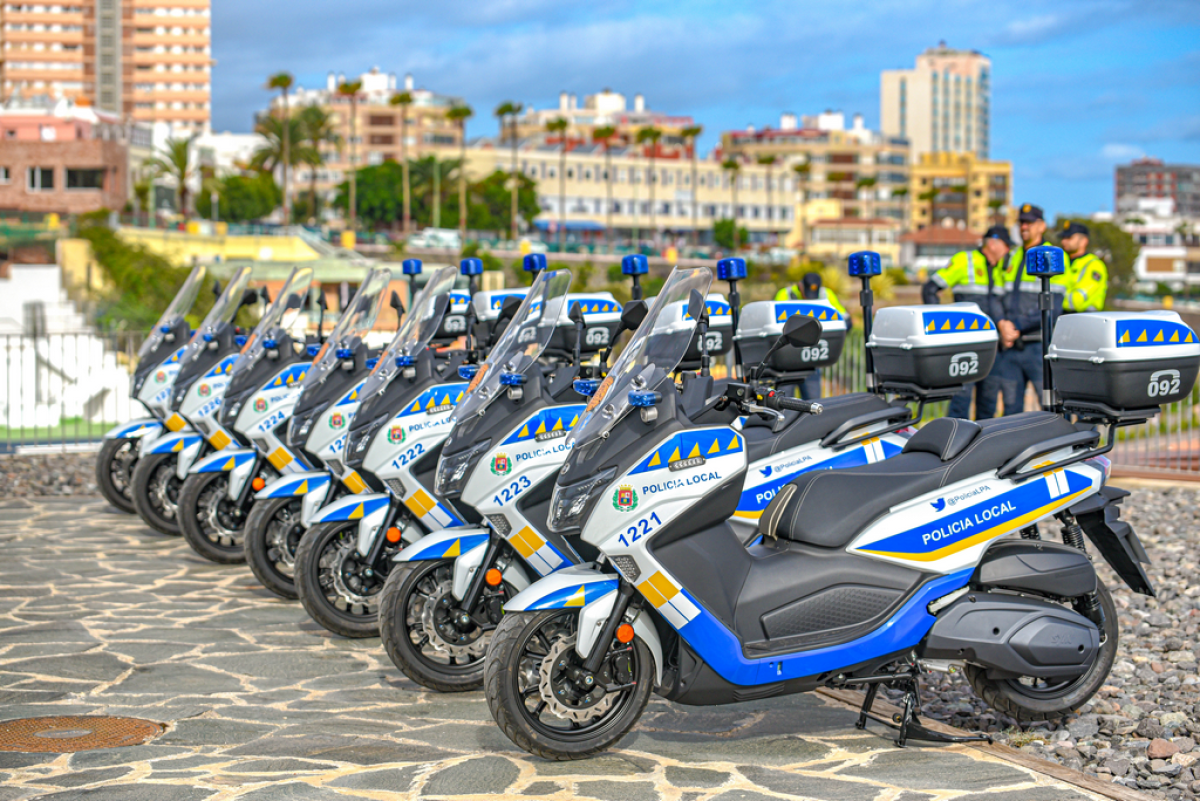 La Policía Local de Las Palmas apuesta por el SYM Maxsym 400